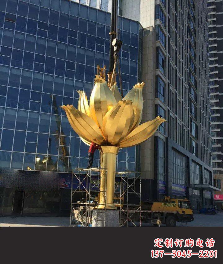 泰安不锈钢紫荆花广场雕塑