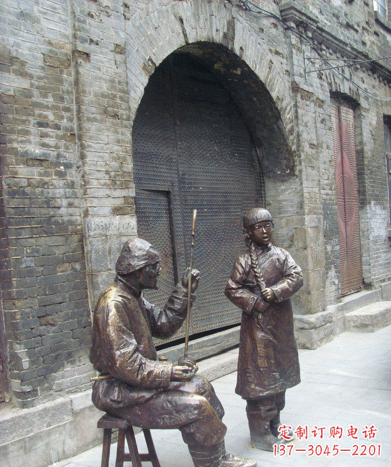 泰安二胡铜雕艺术形式的精髓