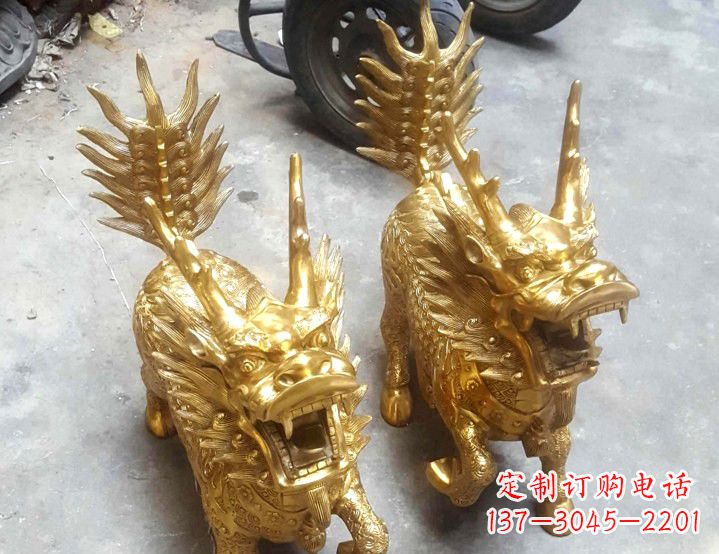 泰安麒麟雕塑东方之瑰宝