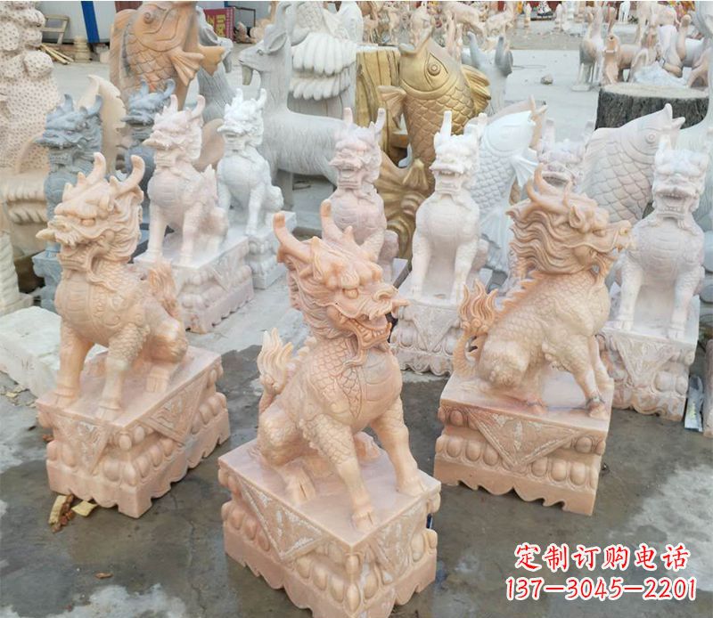 泰安麒麟雕塑传承文化之美