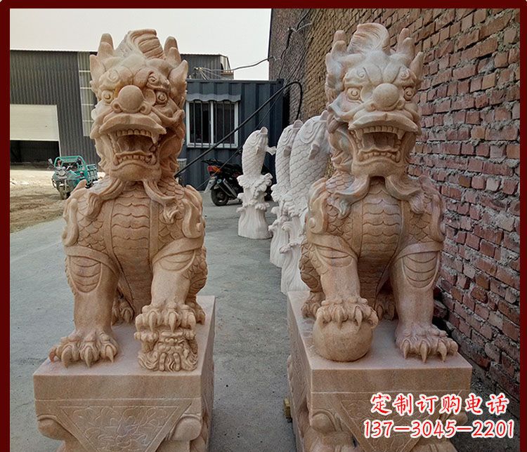 泰安麒麟门口雕塑——传承古老文化的精灵