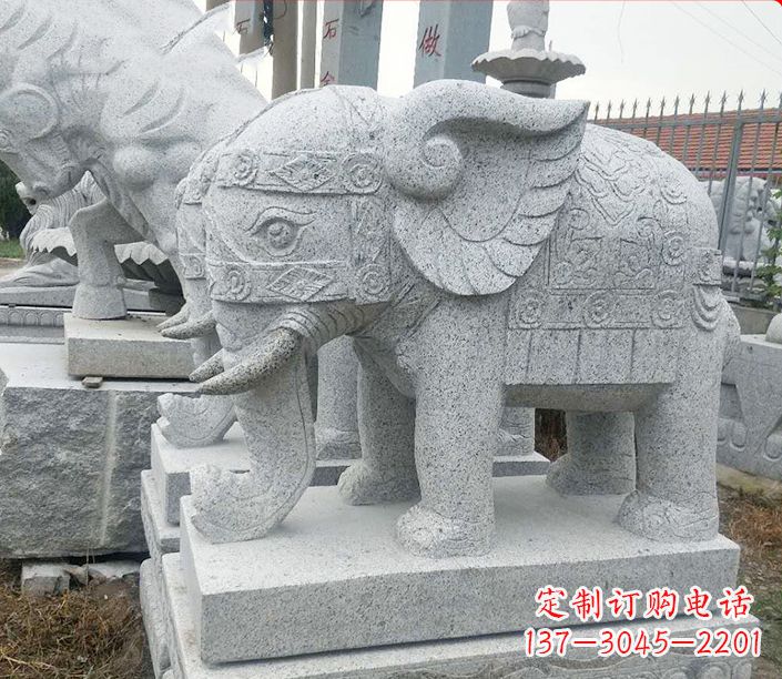 泰安藏传佛教大象雕塑