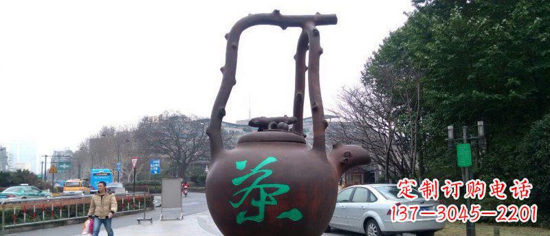 泰安茶壶雕塑——展现艺术精妙