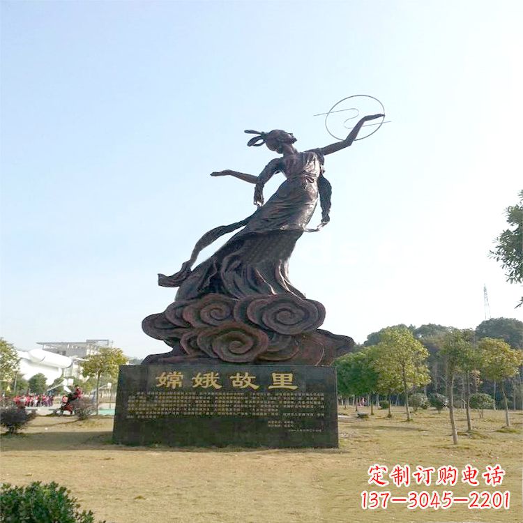 泰安嫦娥传说一座神秘的雕像