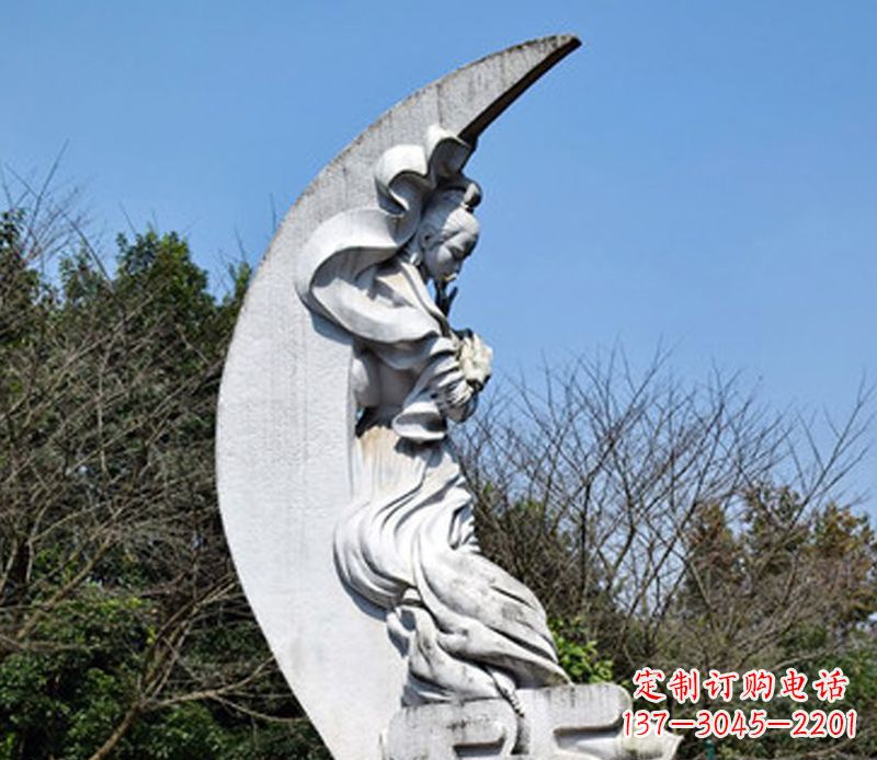 泰安嫦娥奔月传承中国传统文化的雕塑之美