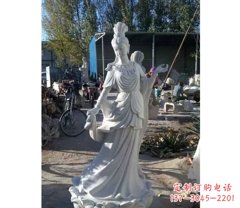 泰安嫦娥跳舞神仙石雕