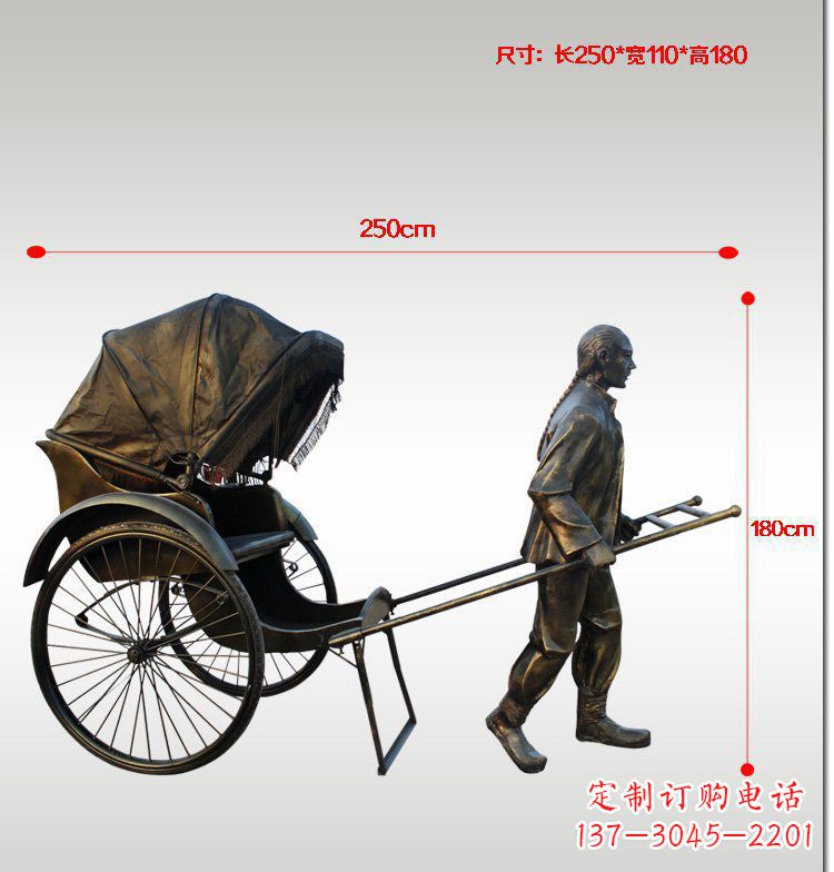 泰安车夫雕塑传承中华文化的精神象征