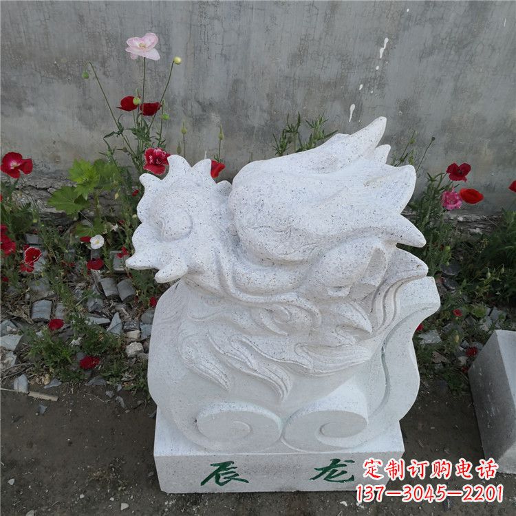 泰安辰龙—汉白玉动物雕塑摆件