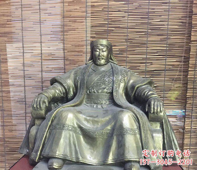 泰安成吉思汗神话中的雕像