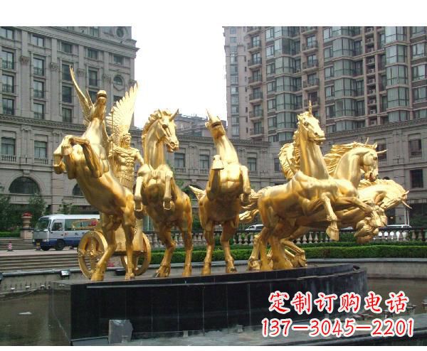 泰安阿波罗的象征——青铜雕塑