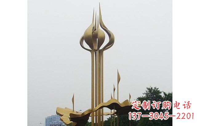 泰安莲花雕塑缔造城市精神之家