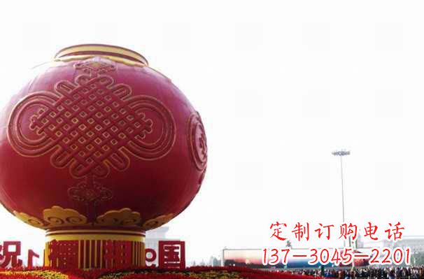 泰安不锈钢灯笼雕塑——美丽城市的艺术装饰