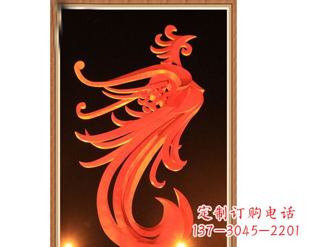 泰安不锈钢凤凰雕塑美丽与传统的完美结合