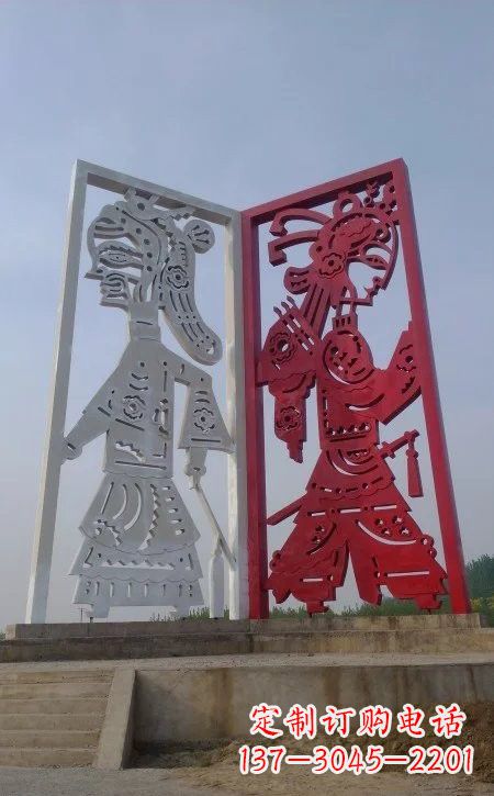 泰安精美皮影戏雕塑——缔造中国城市文化新风貌