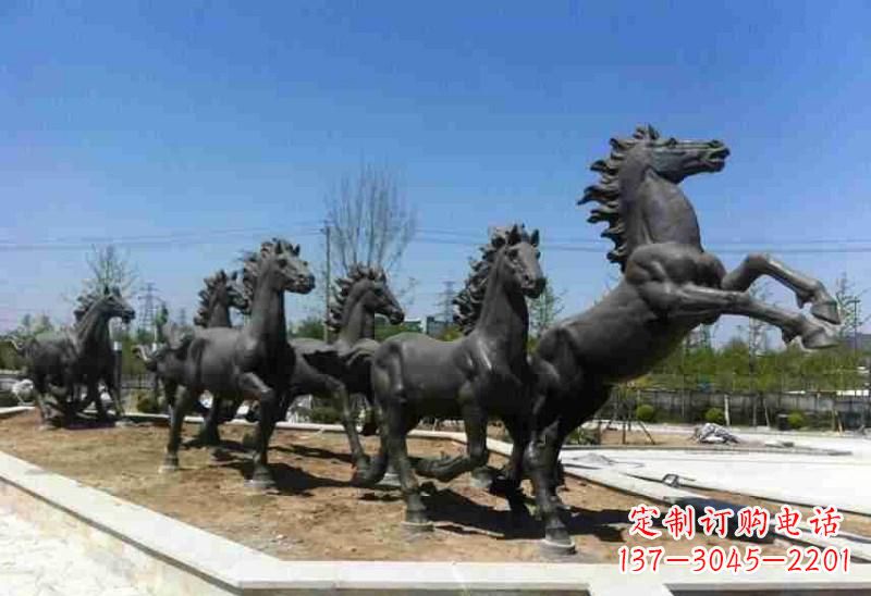 泰安铜马雕塑美观华贵的城市艺术