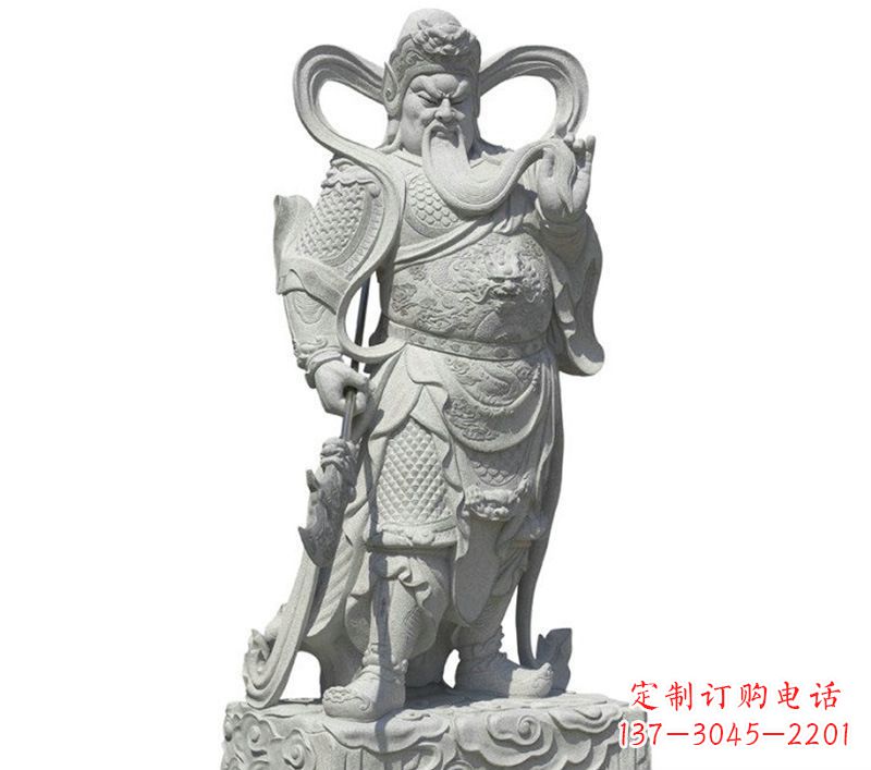泰安关公雕像象征着威武的英雄