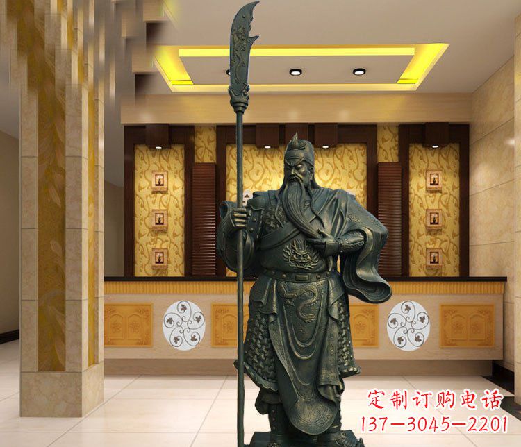 泰安关公雕塑——传承弘扬中华文化