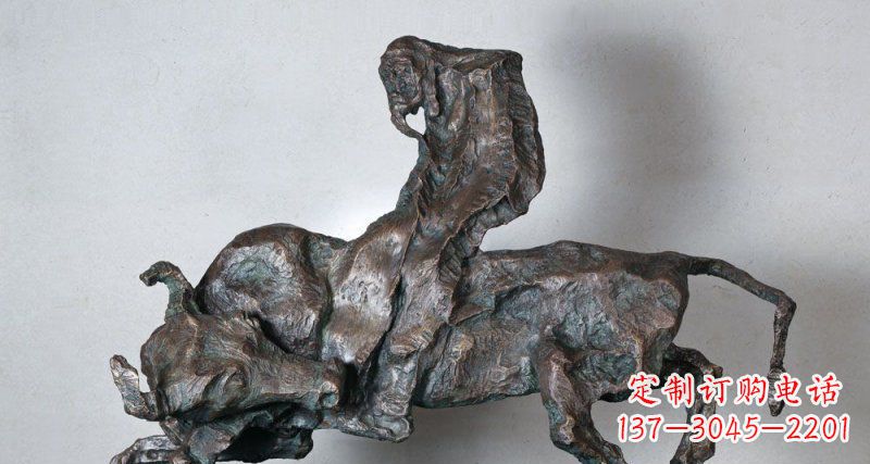 泰安精美的动物铜雕,赋予公园以灵性与生机