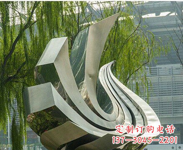 泰安抽象鸽子不锈钢动物雕塑