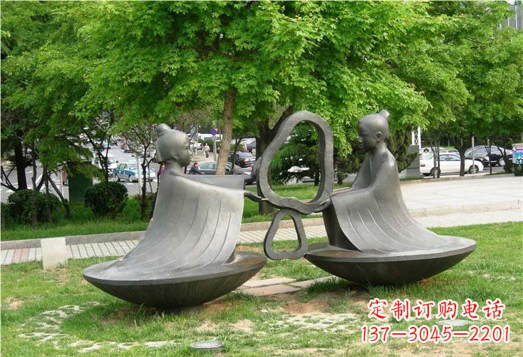 泰安古代孔融雕塑之美