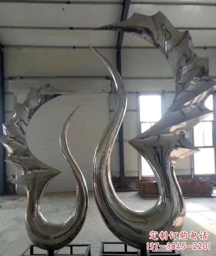 泰安精美的天鹅不锈钢雕塑