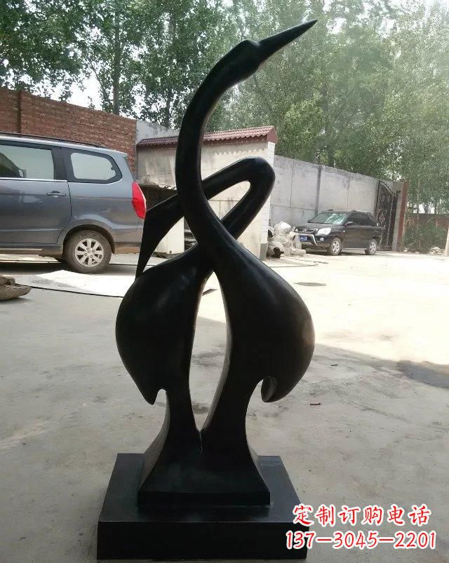 泰安抽象天鹅铜雕