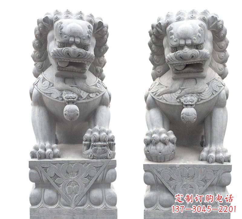 泰安传统狮子石雕