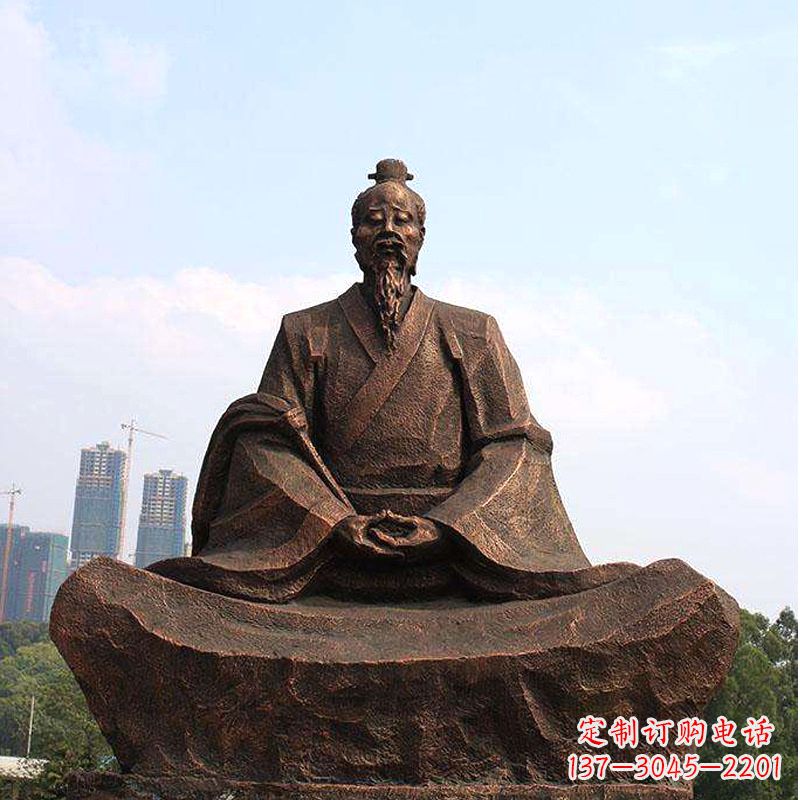 泰安葛洪雕塑传承历史、弘扬文化