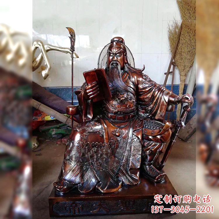 泰安关公雕塑传承中华文化的珍贵标志