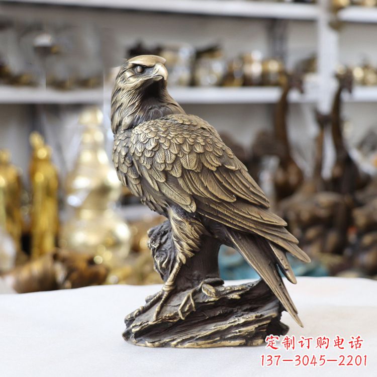 泰安纯铜老鹰雕塑