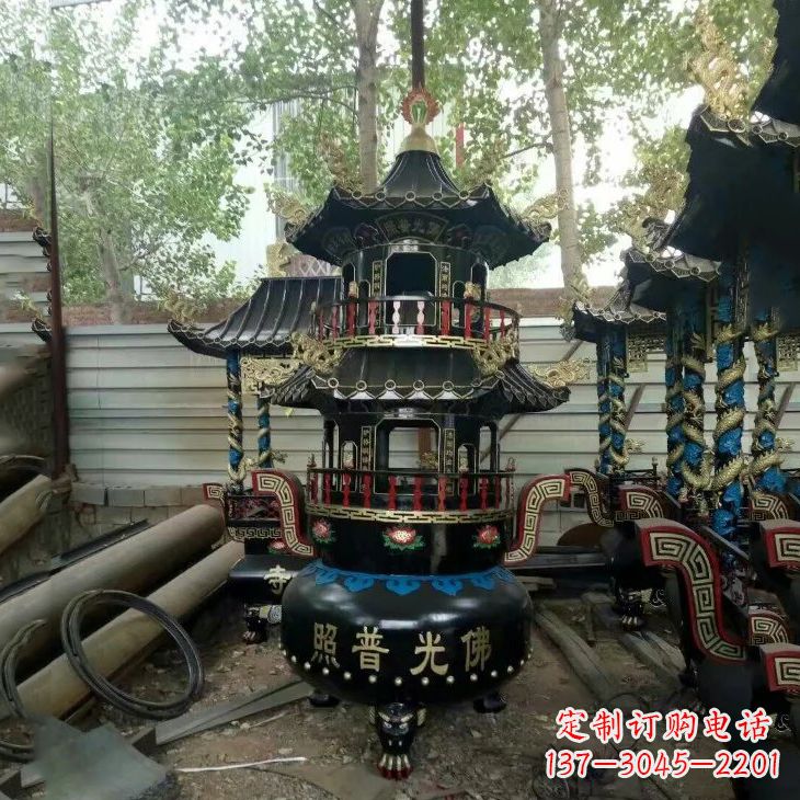 泰安纯铜香炉雕塑