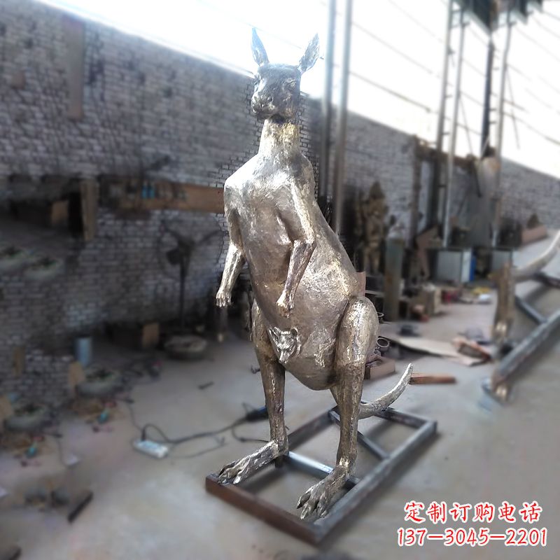 泰安纯铜铸造的袋鼠雕塑