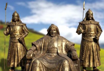 泰安成吉思汗一座永恒的纪念雕塑