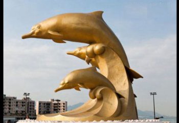 泰安海豚雕塑——美丽的城市标志