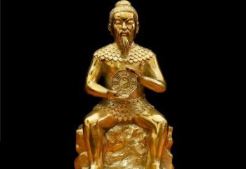 泰安伏羲大帝神像汇聚古老文明中的象征