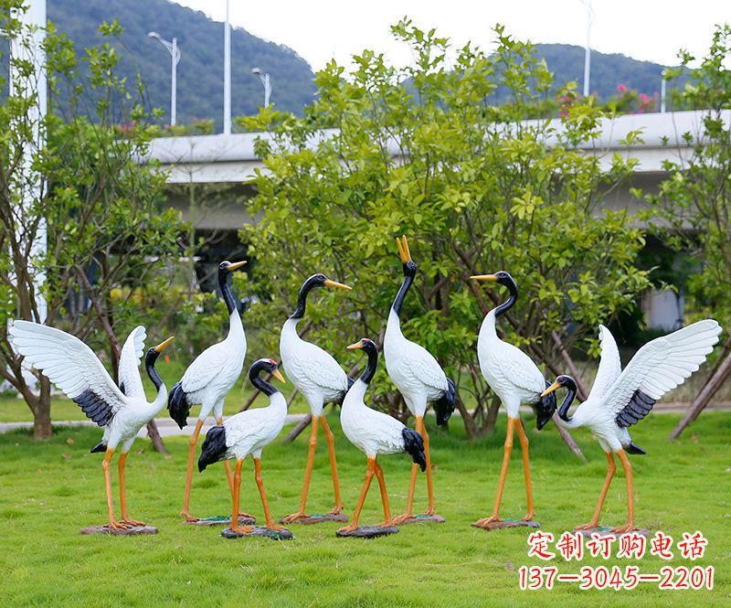 泰安仙鹤雕塑传承中国文化精髓