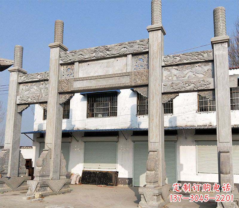 泰安石牌坊雕塑——传承中国传统文化