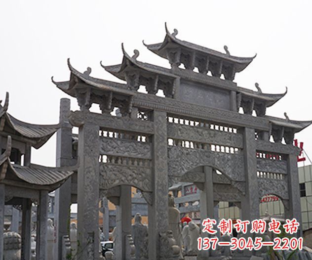 泰安牌坊石雕传承传统文化的艺术精品