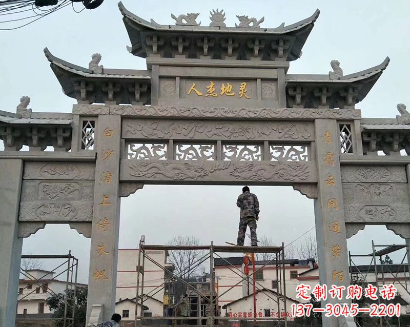 泰安牌坊雕塑