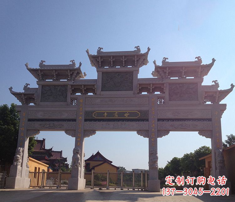 泰安牌坊雕塑——传承民间艺术的精髓