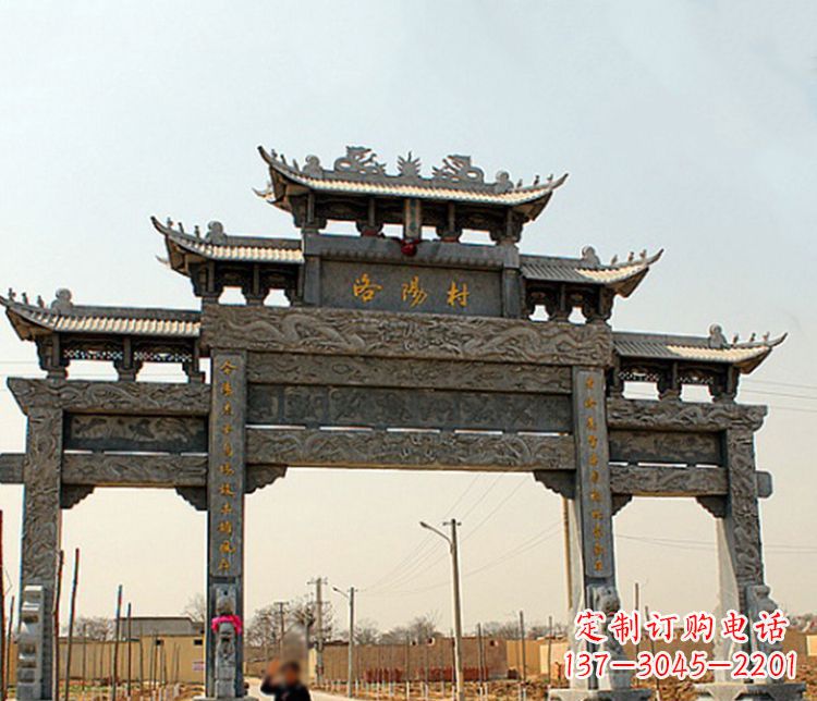 泰安牌坊雕塑——缅怀中国传统文化