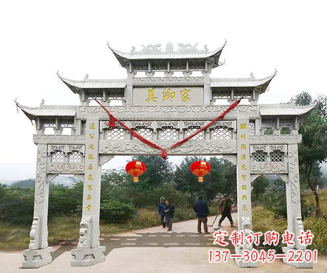泰安牌坊雕塑珍贵的传统文化