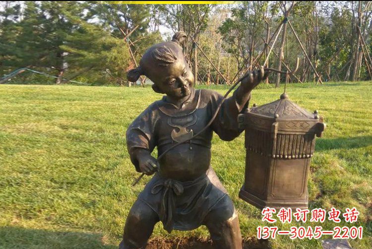 泰安灯笼雕塑点亮公园的精彩