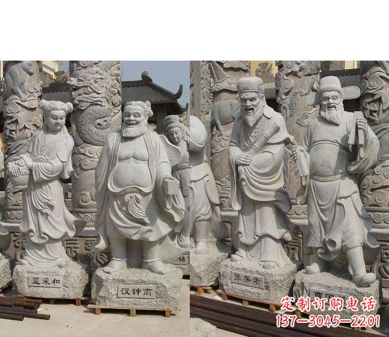 泰安大理石八仙雕塑神秘的艺术之美