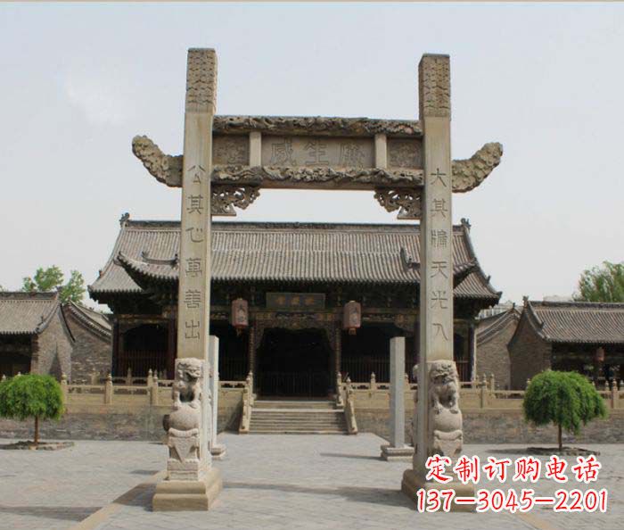 泰安大理石牌楼雕塑——艺术精粹