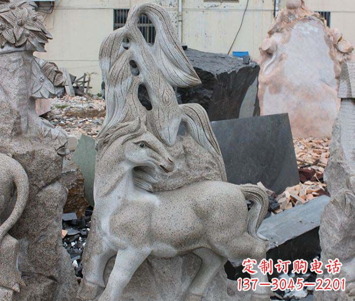 泰安大理石动物雕塑丰富多彩的艺术品