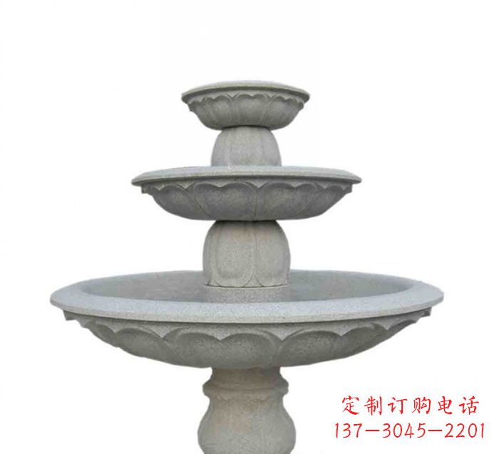 泰安大理石多层喷泉石雕——精美而充满灵性的艺术杰作