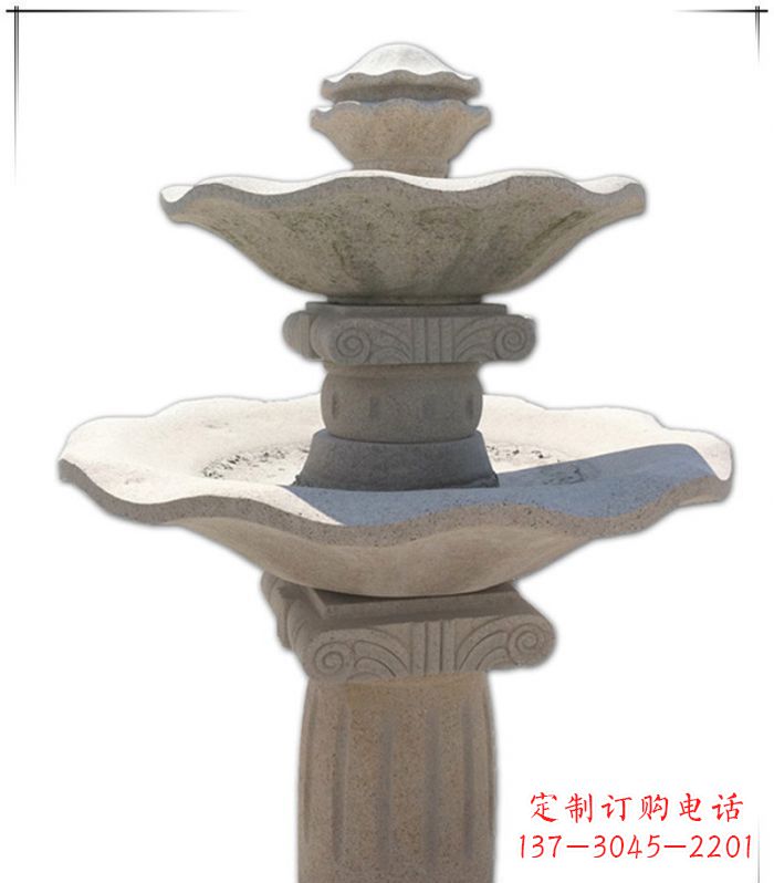 泰安大理石多层喷泉石雕精美绝伦的艺术形式