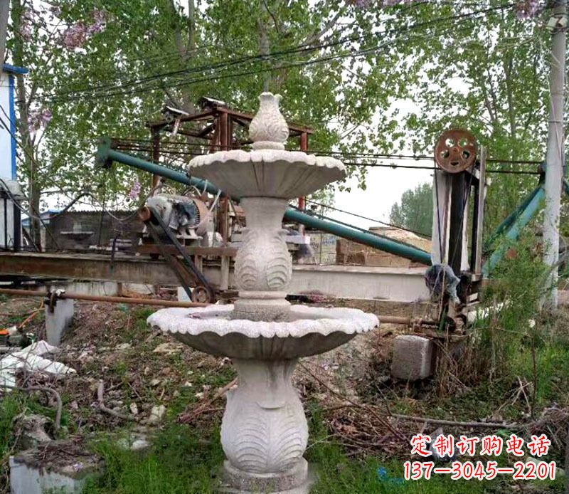 泰安大理石多层喷泉石雕雕塑艺术的精美之作