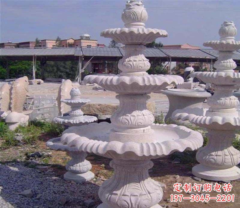 泰安石雕喷泉展现精美的艺术灵感